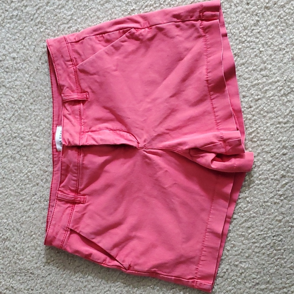 Coral Lila Ryan chino shorts, size 8